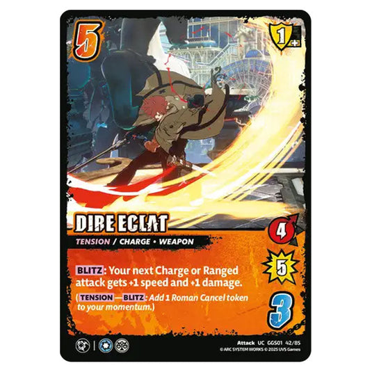 Dire Eclat card from the UNIVERSUS set GUILTY GEAR STRIVE