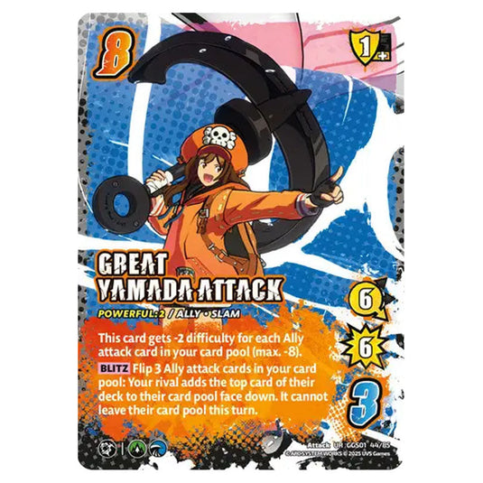 Great Yamada Attack card from the UNIVERSUS set GUILTY GEAR STRIVE