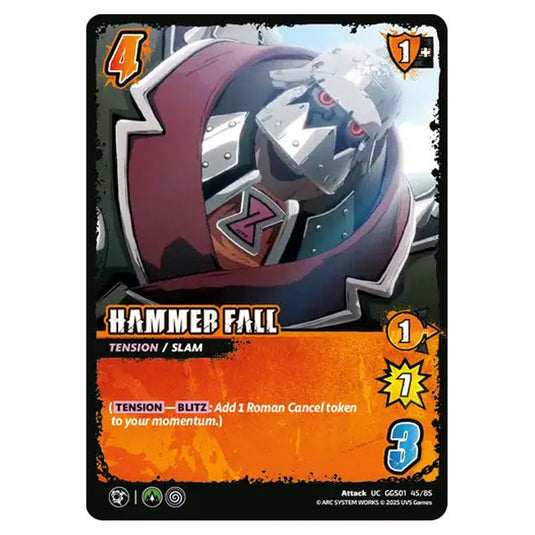 Hammer Fall card from the UNIVERSUS set GUILTY GEAR STRIVE