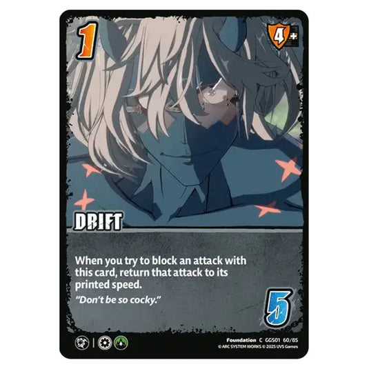 Drift card from the UNIVERSUS set GUILTY GEAR STRIVE