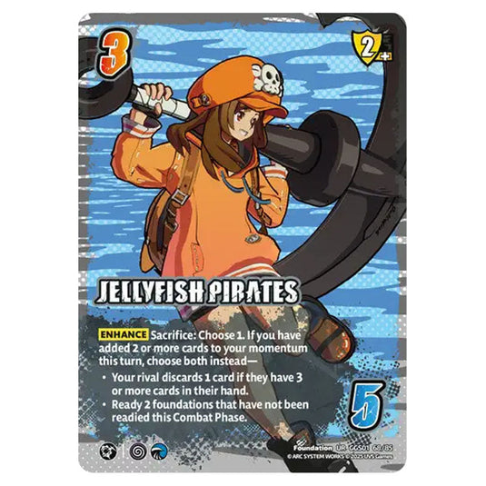 Jellyfish Pirates card from the UNIVERSUS set GUILTY GEAR STRIVE
