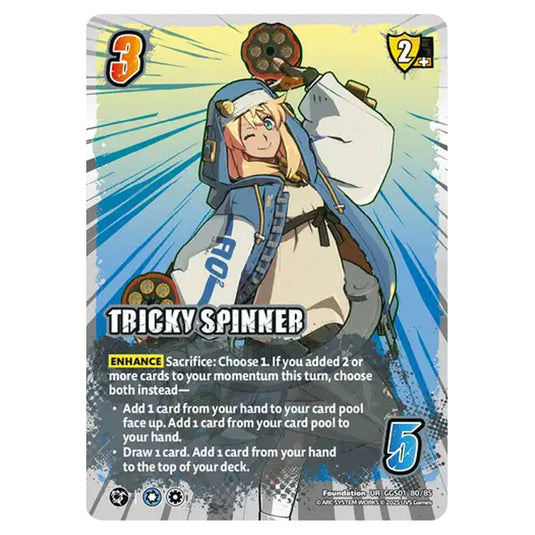 Tricky Spinner card from the UNIVERSUS set GUILTY GEAR STRIVE