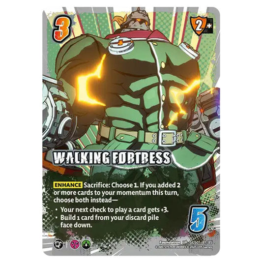 Walking Fortress card from the UNIVERSUS set GUILTY GEAR STRIVE