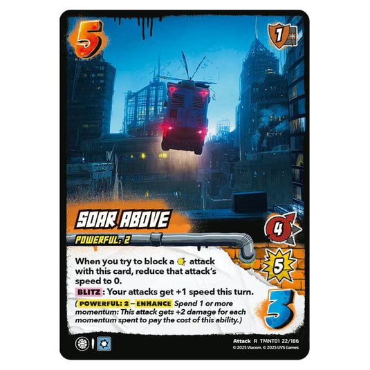 Soar Above card from the Teenage Mutant Ninja Turtles set 
