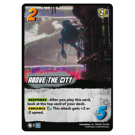 Above the City card from the Teenage Mutant Ninja Turtles set 
