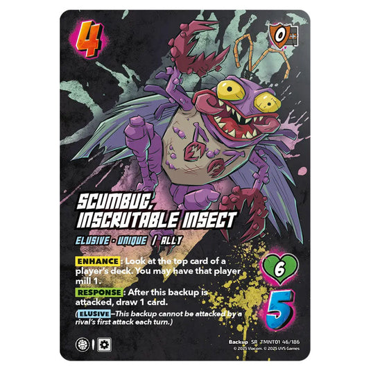Scumbug, Inscrutable Insect card from the Teenage Mutant Ninja Turtles set 