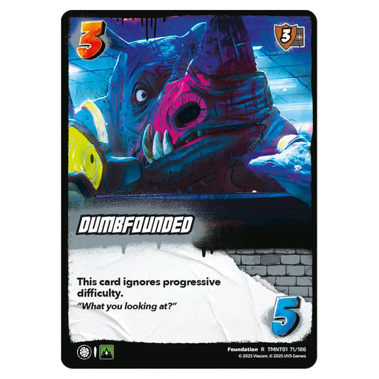 Dumbfounded card from the Teenage Mutant Ninja Turtles set 