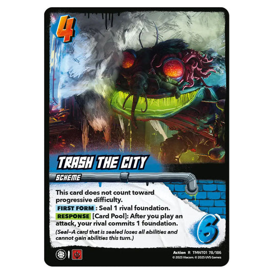 Trash the City card from the Teenage Mutant Ninja Turtles set 