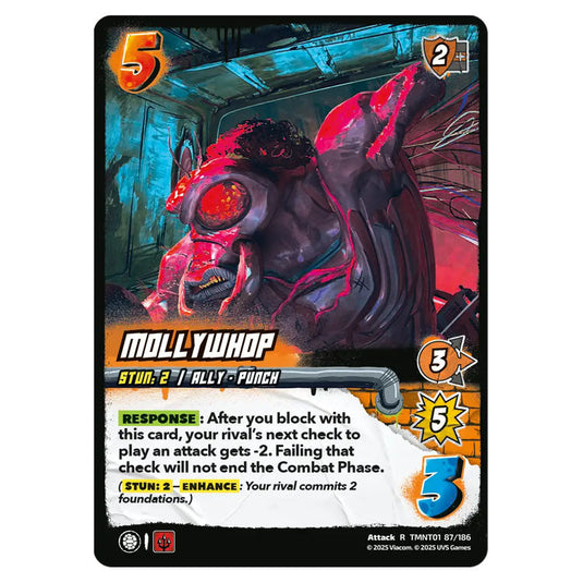 Mollywhop card from the Teenage Mutant Ninja Turtles set 