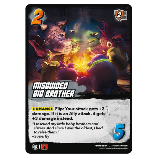 Misguided Big Brother card from the Teenage Mutant Ninja Turtles set 