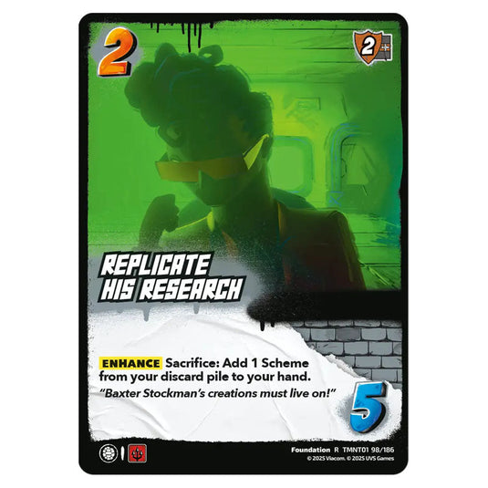 Replicate His Research card from the Teenage Mutant Ninja Turtles set 
