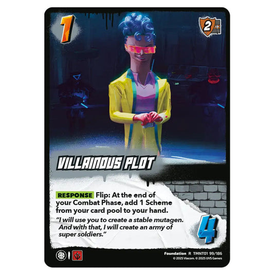 Villainous Plot card from the Teenage Mutant Ninja Turtles set 