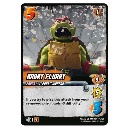 Angry Flurry card from the Teenage Mutant Ninja Turtles set 