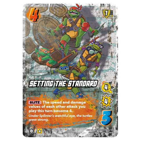 Setting the Standard card from the Teenage Mutant Ninja Turtles set 