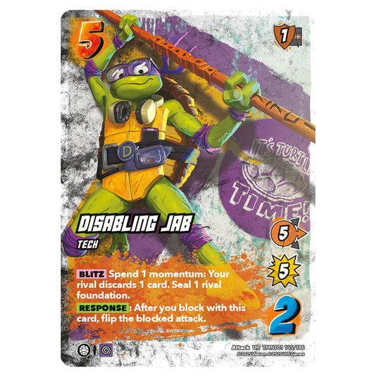 Disabling Jab card from the Teenage Mutant Ninja Turtles set 