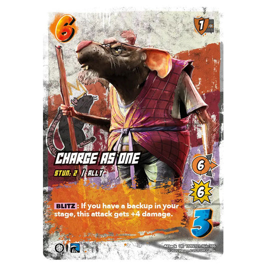Charge as One card from the Teenage Mutant Ninja Turtles set 