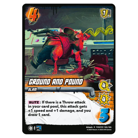 Ground and Pound card from the Teenage Mutant Ninja Turtles set 