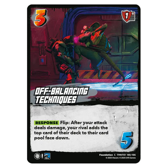 Off-Balancing Techniques card from the Teenage Mutant Ninja Turtles set 