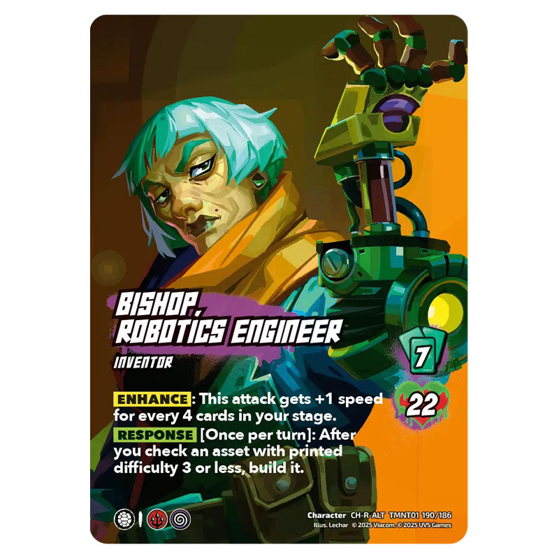 Enginner Turtle Universes - Teenage Mutant Ninja Turtles - Bishop, Robotics Engineer