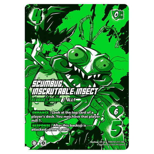 Scumbug, Inscrutable Insect card from the Teenage Mutant Ninja Turtles set 