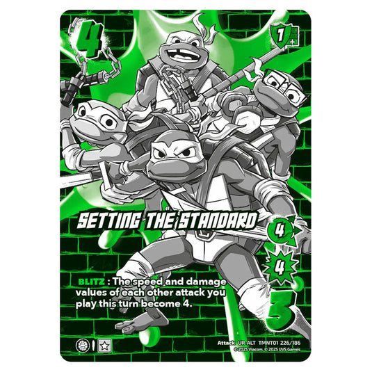 Setting the Standard card from the Teenage Mutant Ninja Turtles set 