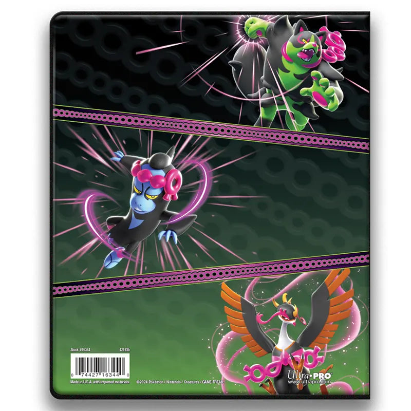 Pokemon Pocket Monsters Cards Ultra Pro 4-Pocket Portfolio For Pokmon TCG Shrouded Fable Scarlet & Violet Theme Pokemon Pocket Monsters Cards Ultra Pro 4-Pocket Portfolio For Pokmon TCG Shrouded Fable Scarlet & Violet Theme