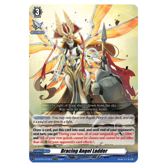 Bracing Angel Ladder DZ-BT03/019EN card from the Cardfight!! Vanguard set Dimensional Transcendence