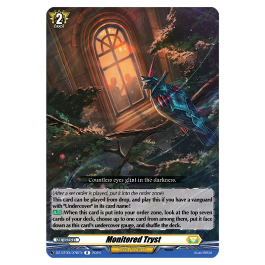 Monitored Tryst DZ-BT03/078EN card from the Cardfight!! Vanguard set Dimensional Transcendence