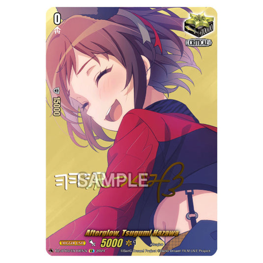 Afterglow, Tsugumi Hazawa DZ-BT03/EX10EN-S card from the Cardfight!! Vanguard set Dimensional Transcendence