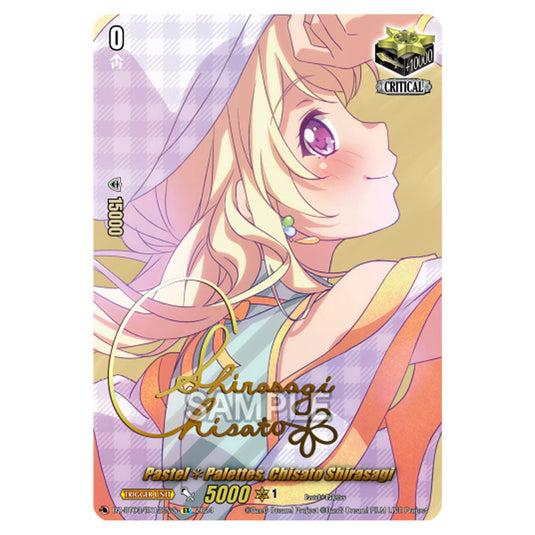 Pastel*Palettes, Chisato Shirasagi DZ-BT03/EX13EN-S card from the Cardfight!! Vanguard set Dimensional Transcendence