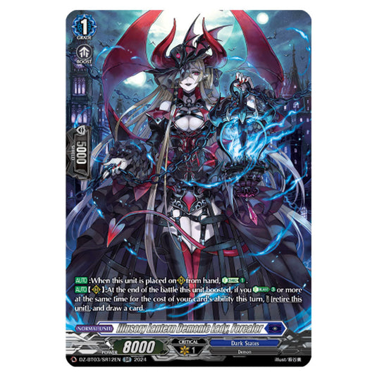 Illusory Lantern Demonic Lady, Forcalor DZ-BT03/SR12EN card from the Cardfight!! Vanguard set Dimensional Transcendence