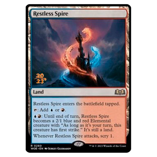 Magic The Gathering - Wilds of Eldraine - Restless Spire - 260 (Date Stamped Foil)