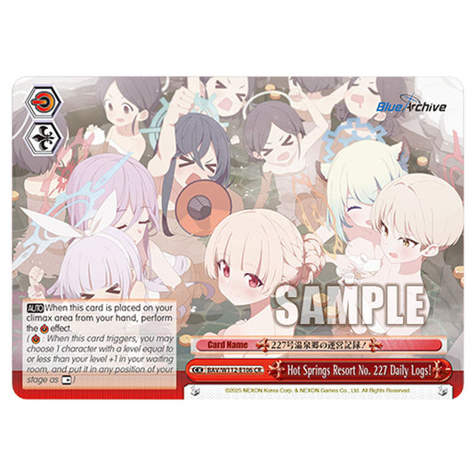 Climax BAV/W112-E106 card from the Weiss Schwarz set Blue Archive