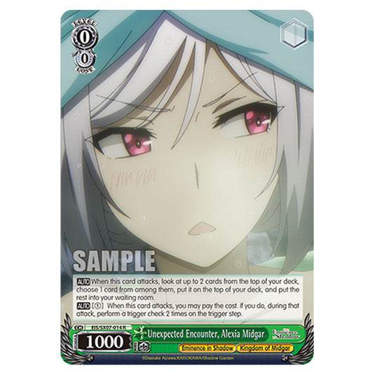 Character EIS/SX07-014 card from the Weiss Schwarz set The Eminence in Shadow