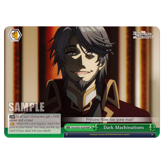 Climax EIS/SX07-025R card from the Weiss Schwarz set The Eminence in Shadow