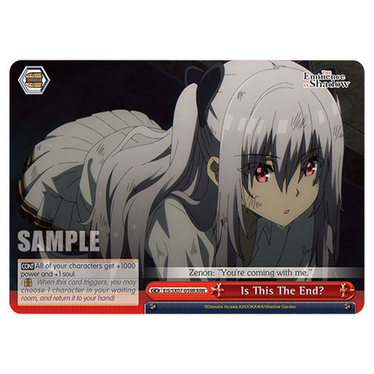 Climax EIS/SX07-059R card from the Weiss Schwarz set The Eminence in Shadow