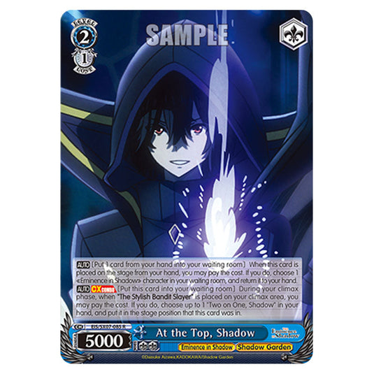Character EIS/SX07-085 card from the Weiss Schwarz set The Eminence in Shadow
