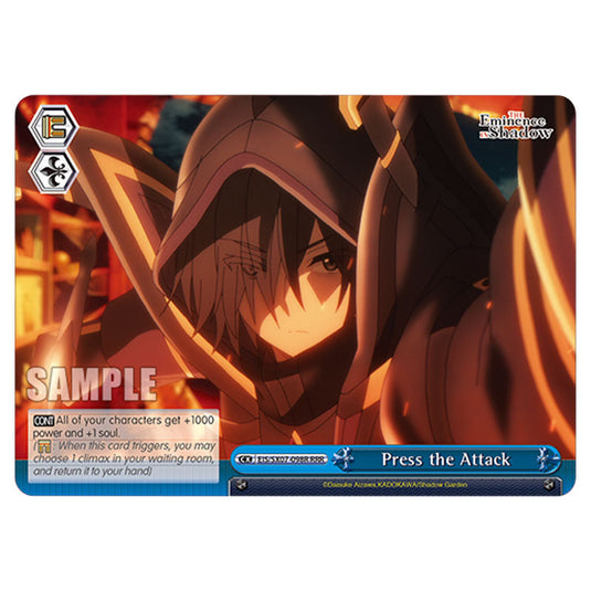 Climax EIS/SX07-098R card from the Weiss Schwarz set The Eminence in Shadow