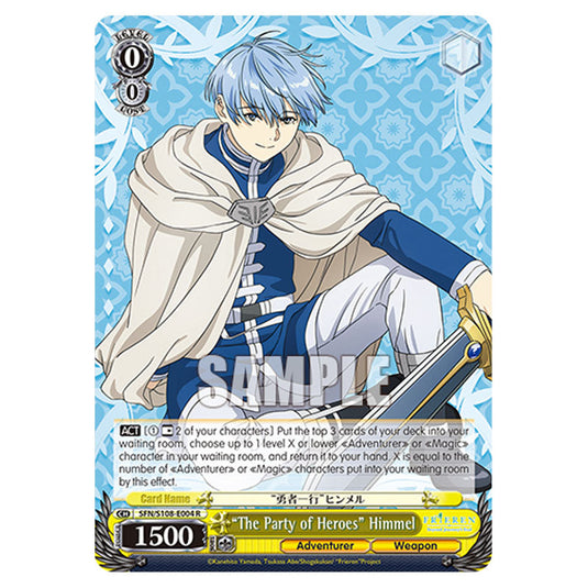 Character SFN/S108-E004 card from the Weiss Schwarz set Frieren Beyond Journey's End