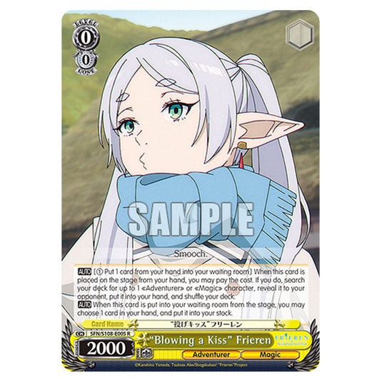 Character SFN/S108-E005 card from the Weiss Schwarz set Frieren Beyond Journey's End