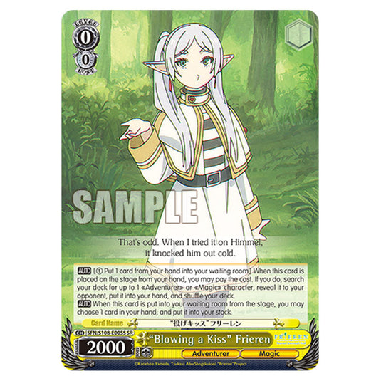 Character SFN/S108-E005S card from the Weiss Schwarz set Frieren Beyond Journey's End