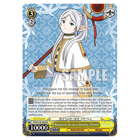 Character SFN/S108-E009 card from the Weiss Schwarz set Frieren Beyond Journey's End