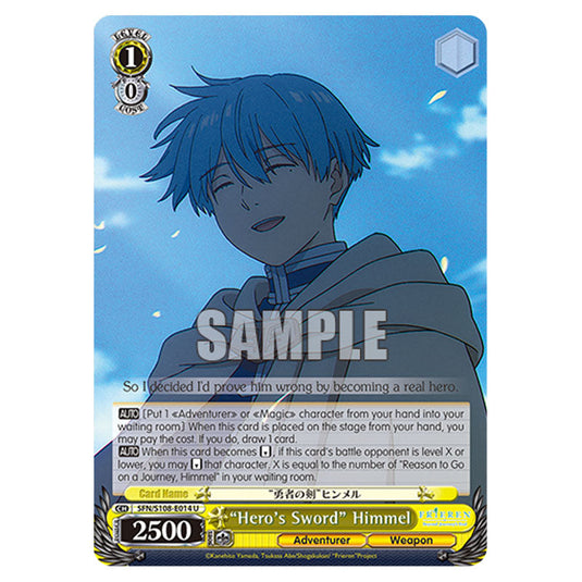 Character SFN/S108-E014 card from the Weiss Schwarz set Frieren Beyond Journey's End