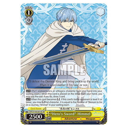 Character SFN/S108-E014S card from the Weiss Schwarz set Frieren Beyond Journey's End