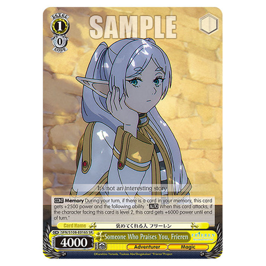 Character SFN/S108-E016S card from the Weiss Schwarz set Frieren Beyond Journey's End