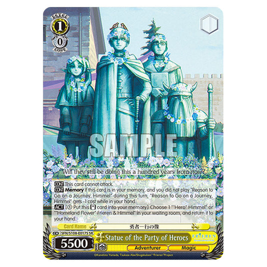 Character SFN/S108-E017S card from the Weiss Schwarz set Frieren Beyond Journey's End