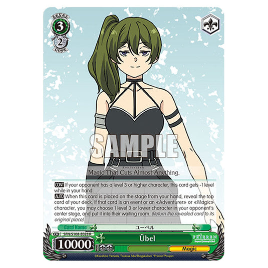 Character SFN/S108-E028 card from the Weiss Schwarz set Frieren Beyond Journey's End