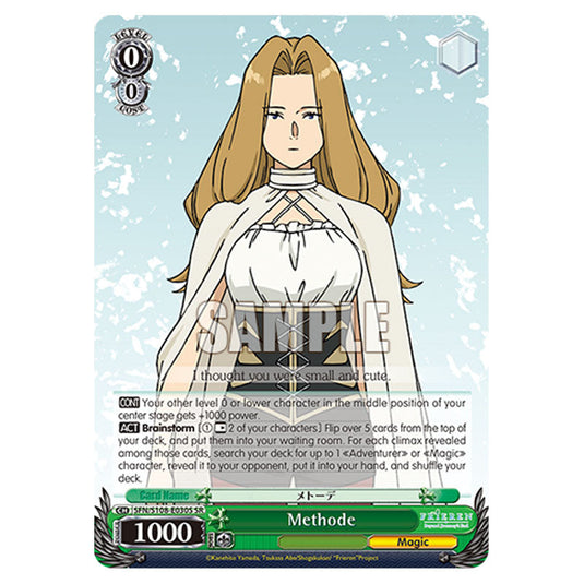 Character SFN/S108-E030S card from the Weiss Schwarz set Frieren Beyond Journey's End