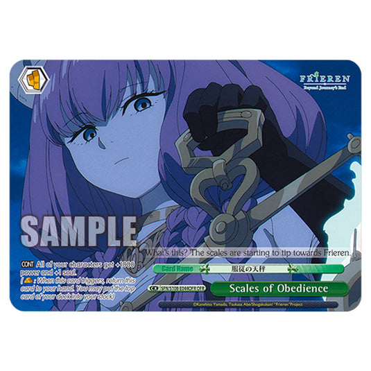 Climax SFN/S108-E044OFR card from the Weiss Schwarz set Frieren Beyond Journey's End