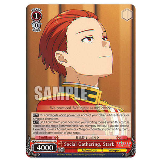 Character SFN/S108-E055S card from the Weiss Schwarz set Frieren Beyond Journey's End